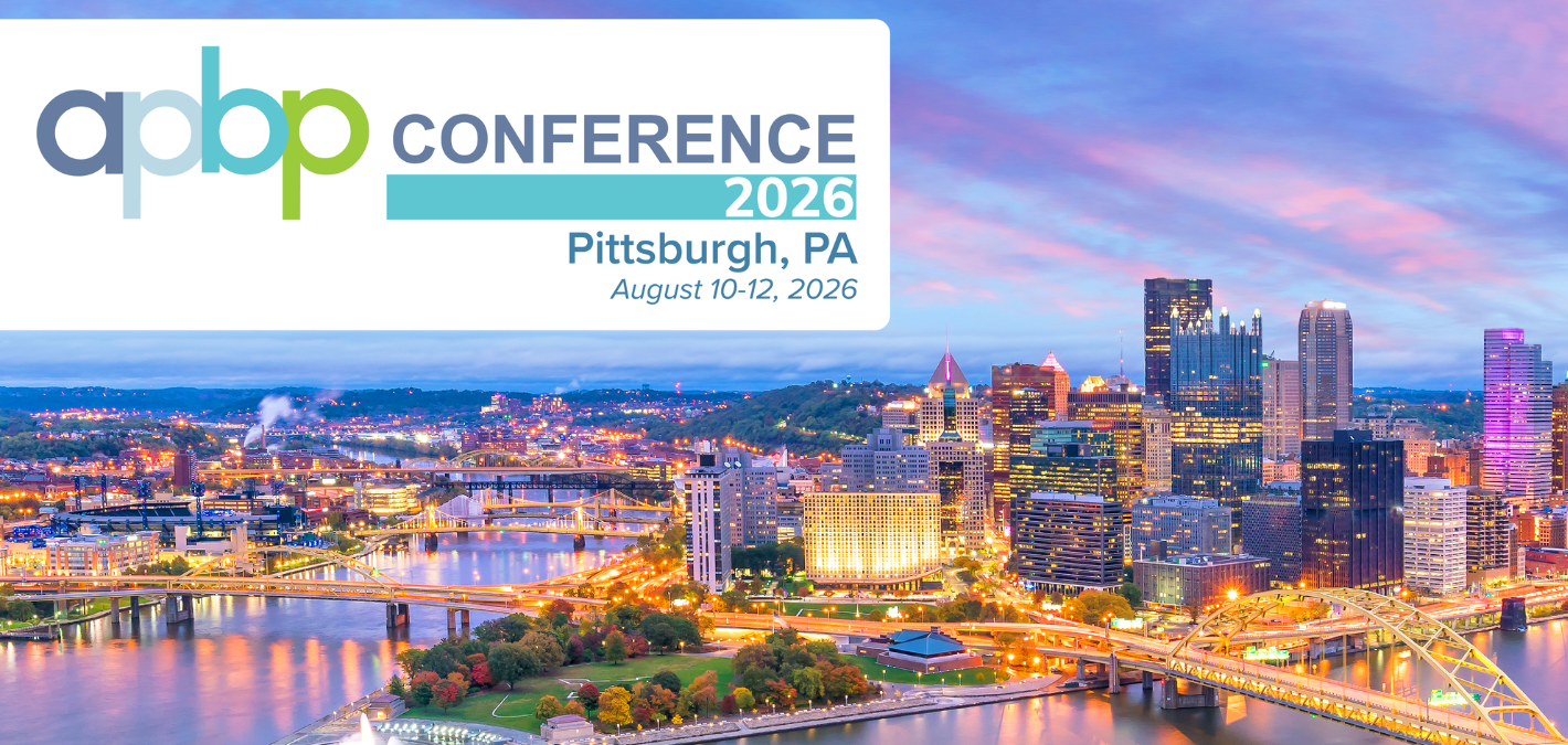 Photo of Pittsburgh with the APBP 2026 Conference Logo
